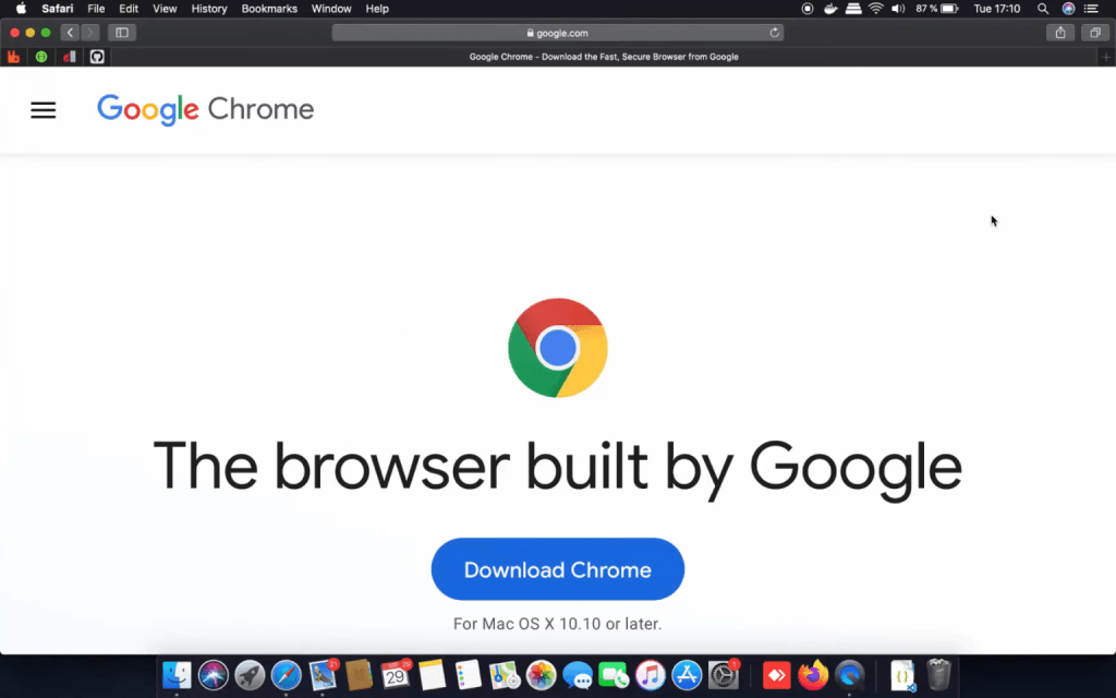 How to download chrome on Mac?