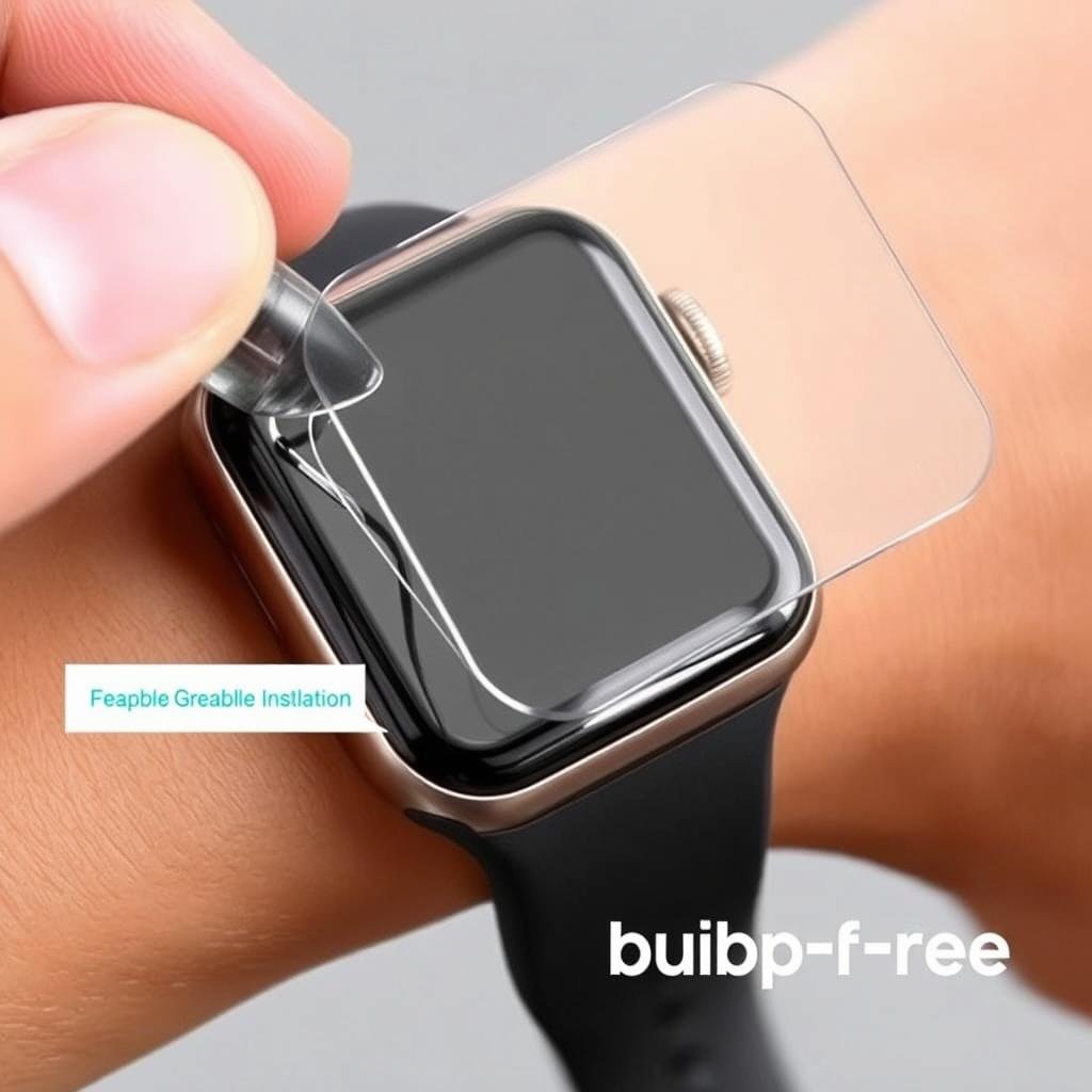 Apple Watch tempered glass screen protector