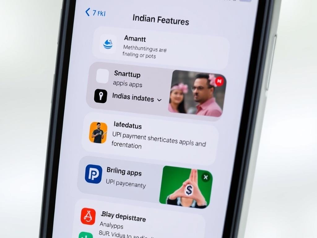 iPhone 17 showing Apple Intelligence features with Indian content