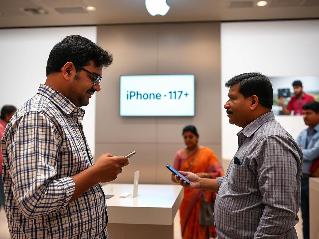 iPhone 17 trade-in process at Apple Store in India