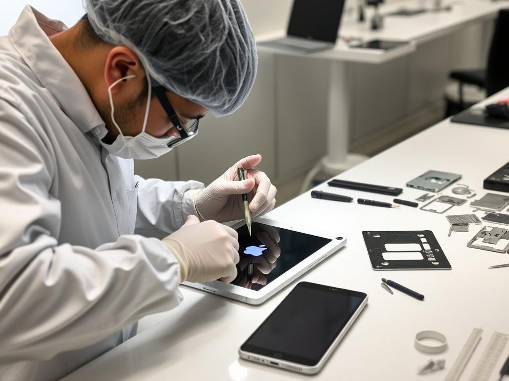 iPad repair at Apple Service Center Bangalore with technician iPad repair at Apple Service Center Bangalore with technician