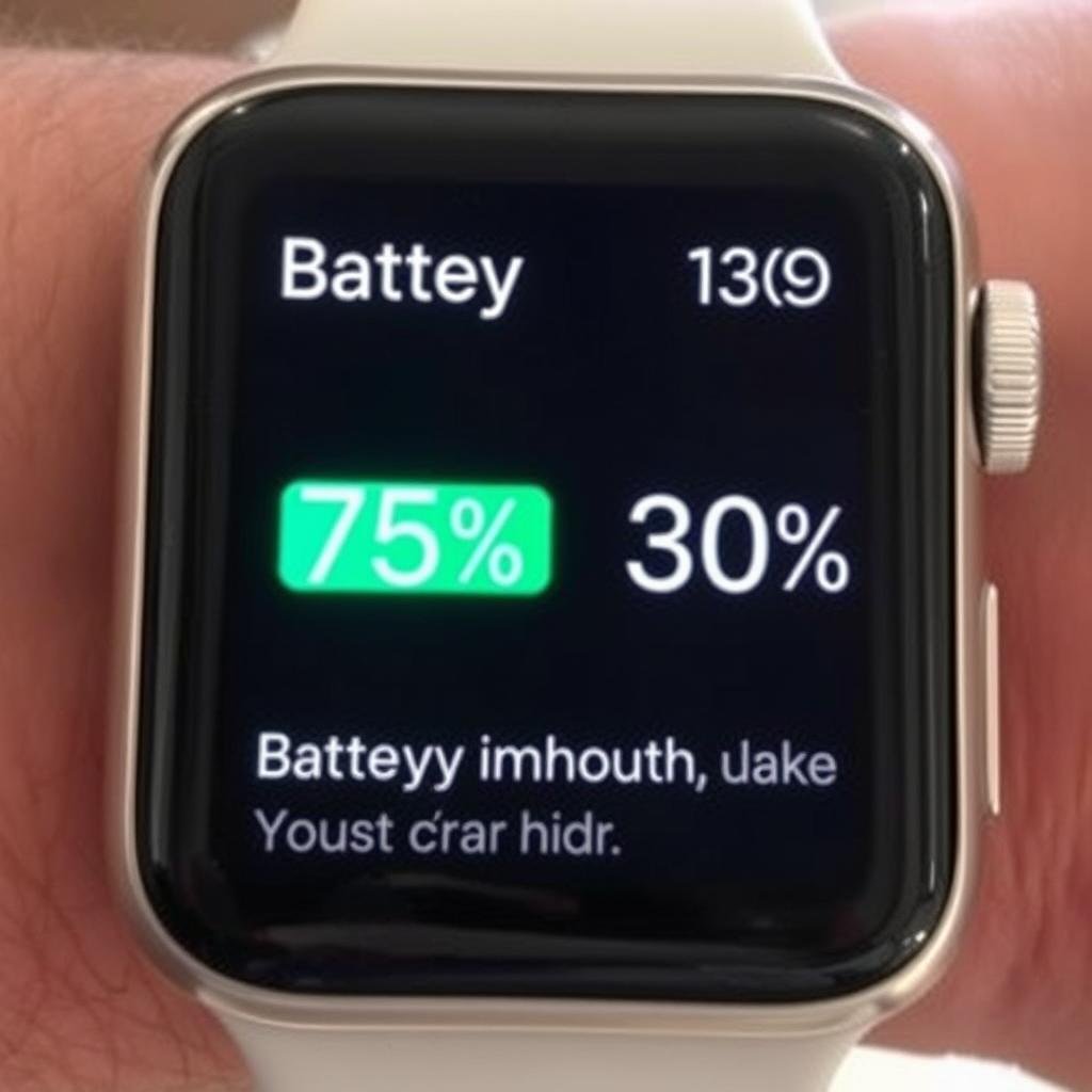 Apple Watch with inconsistent battery percentage jumps Apple Watch with inconsistent battery percentage jumps