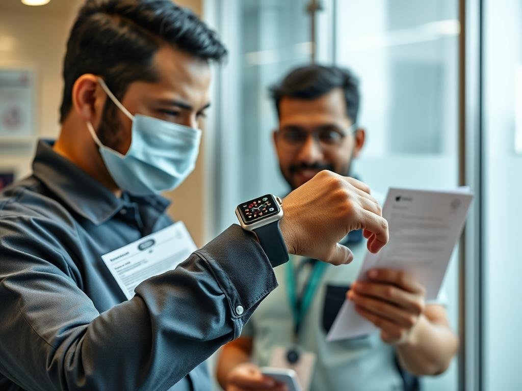 Delivery of repaired Apple Watch to customer in India Delivery of repaired Apple Watch to customer in India
