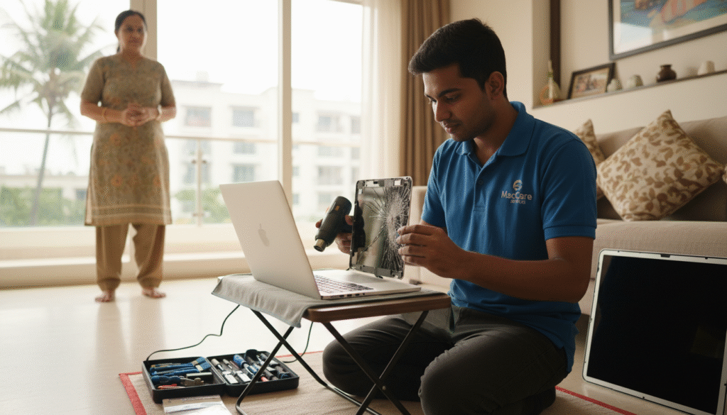 MacBook screen replacement service at home in Bangalore
